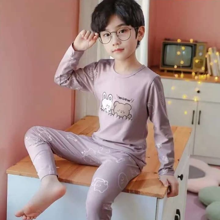 子どもパジャマ かわいい動物柄 パジャマセット
