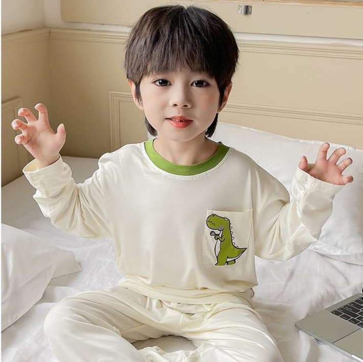 子どもパジャマ 恐竜モンスターキッズルームウェア
