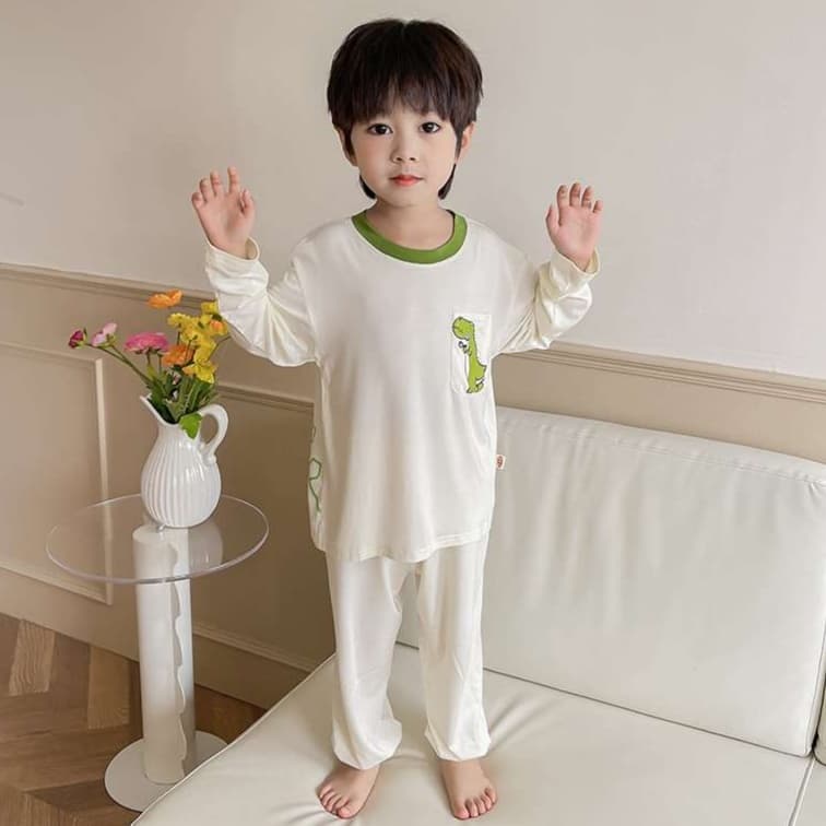 子どもパジャマ 恐竜モンスターキッズルームウェア
