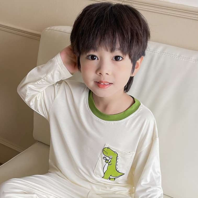 子どもパジャマ 恐竜モンスターキッズルームウェア