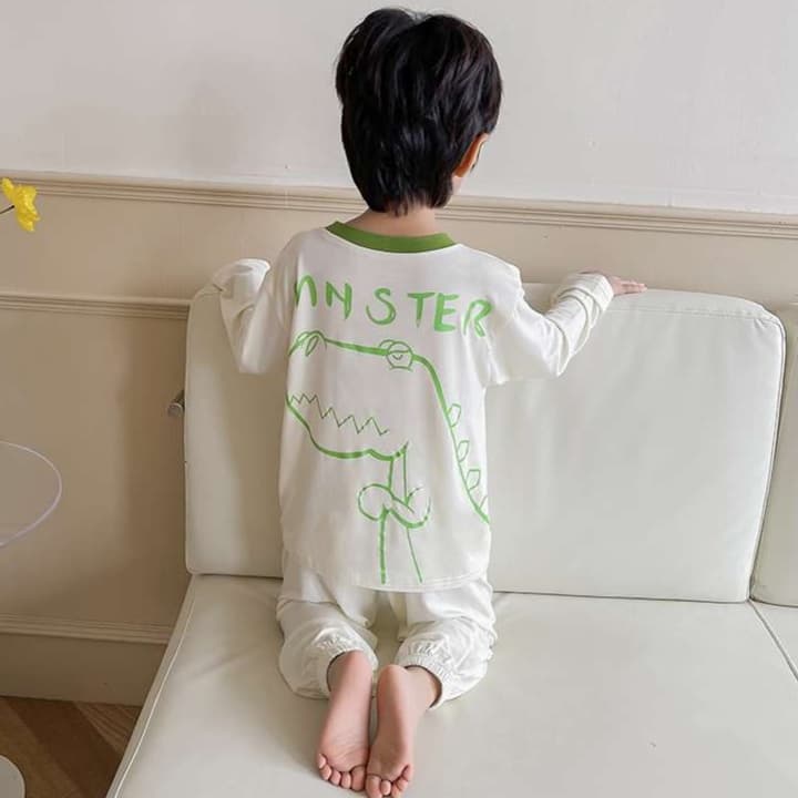 子どもパジャマ 恐竜モンスターキッズルームウェア