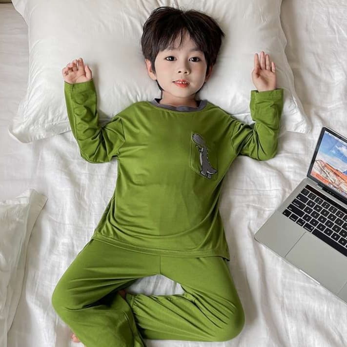 子どもパジャマ 恐竜モンスターキッズルームウェア