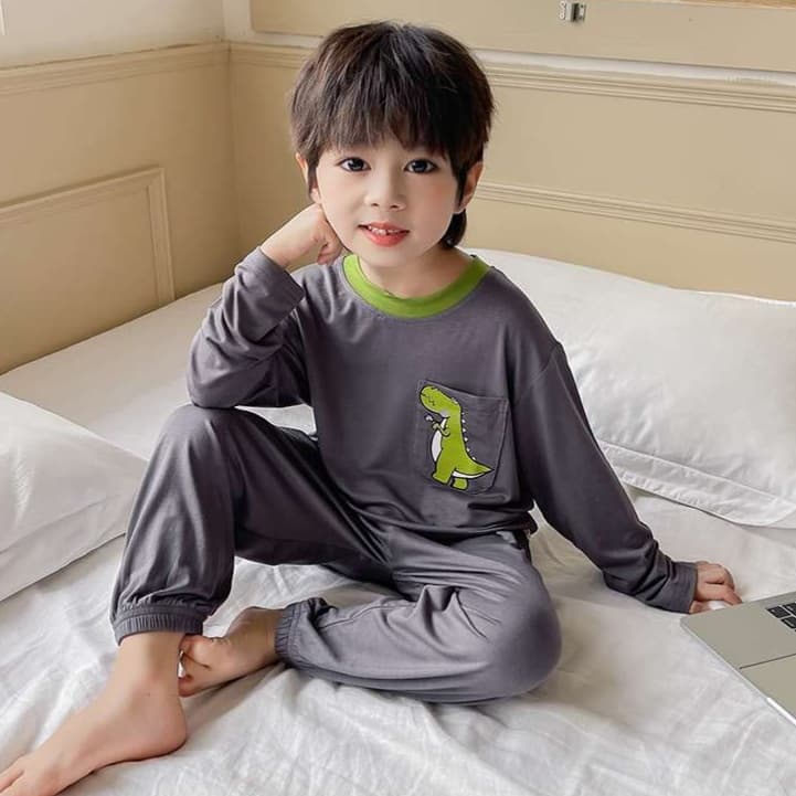 子どもパジャマ 恐竜モンスターキッズルームウェア