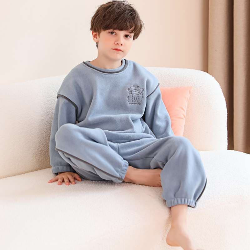 子どもパジャマ ふわもこ キッズ 上下セット もこもこパジャマ