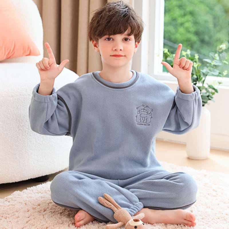子どもパジャマ ふわもこ キッズ 上下セット もこもこパジャマ