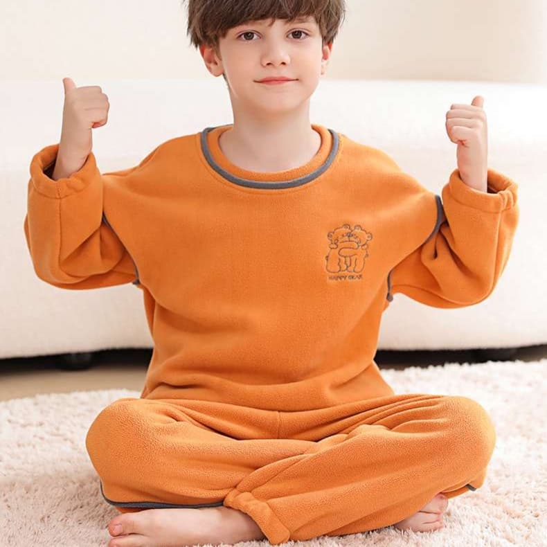 子どもパジャマ ふわもこ キッズ 上下セット もこもこパジャマ