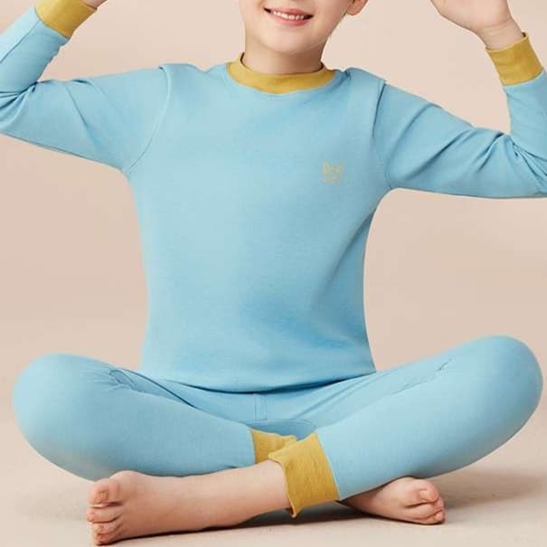 子どもパジャマ のびのび快適 キッズ上下セット パジャマ