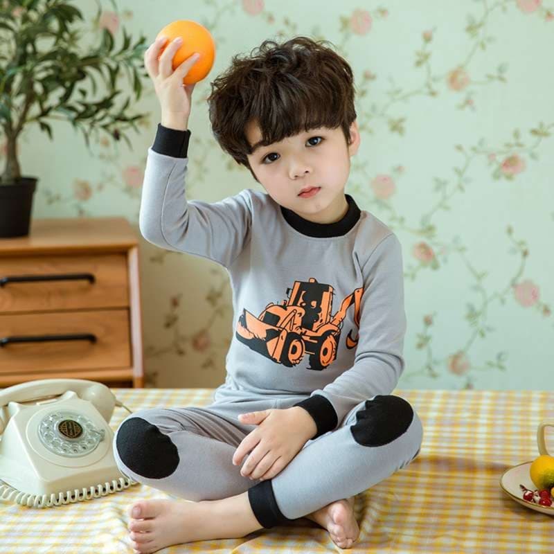 子どもパジャマ おうちくつろぎ はたらくくるまパジャマ