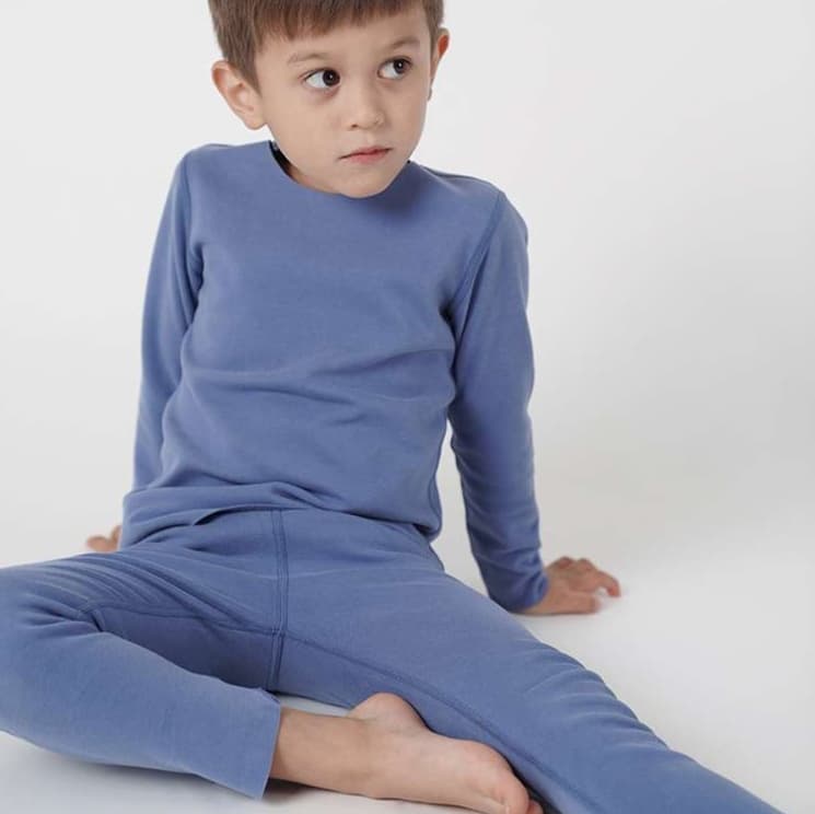 子どもパジャマ やわらか無地のおやすみウェア