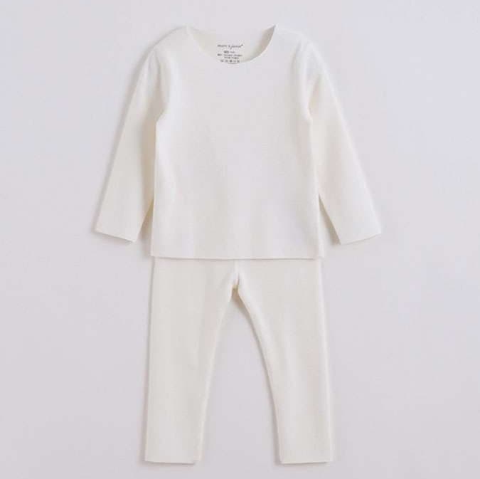 子どもパジャマ やわらか無地のおやすみウェア
