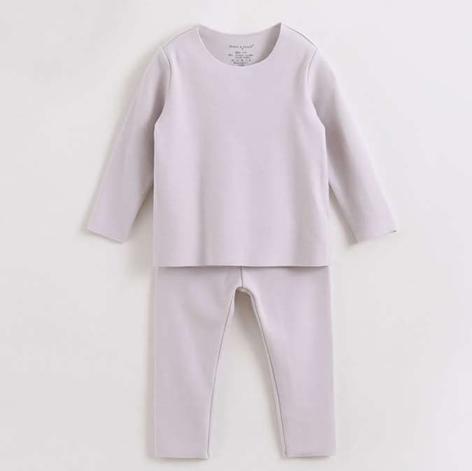 子どもパジャマ やわらか無地のおやすみウェア