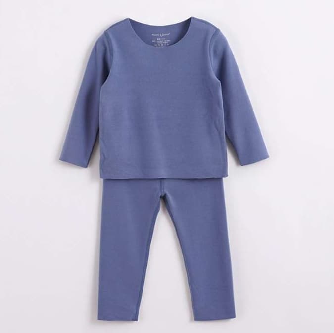 子どもパジャマ やわらか無地のおやすみウェア