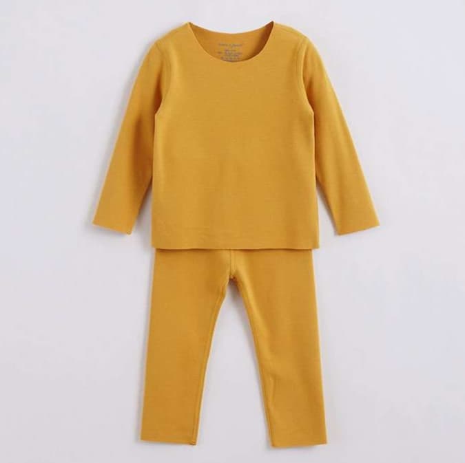 子どもパジャマ やわらか無地のおやすみウェア