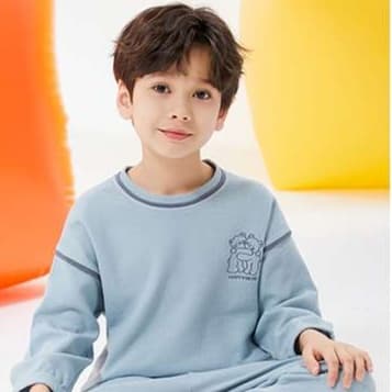 子どもパジャマ やわらか素材のお家着上下セット