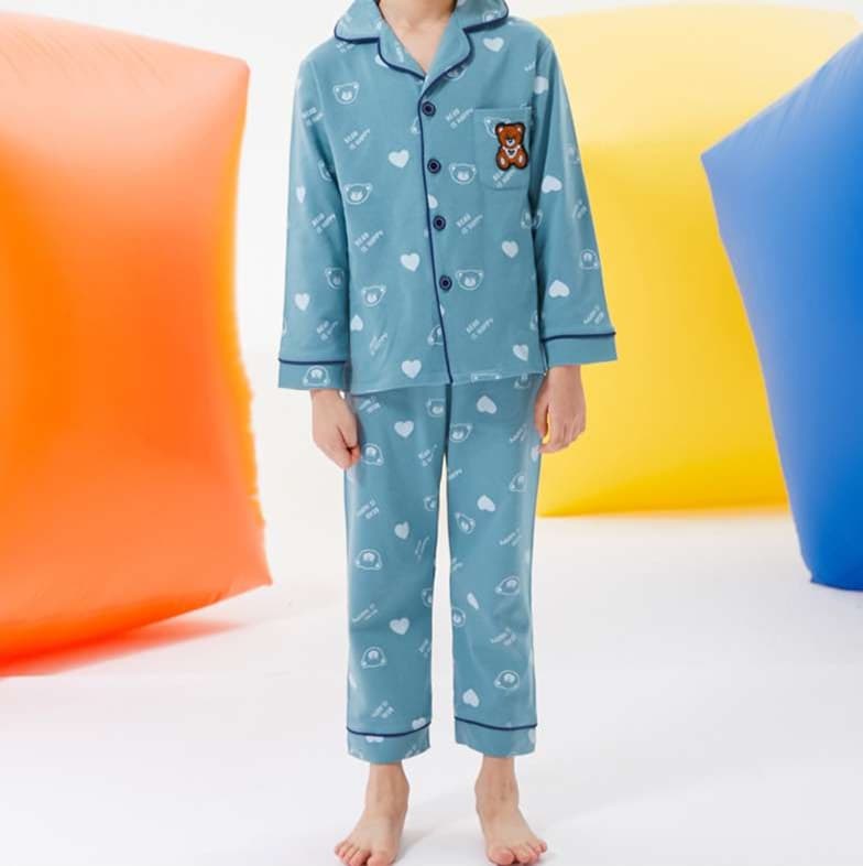 子どもパジャマ どうぶつ柄わくわくパジャマセット