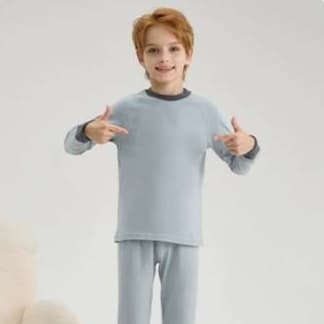子どもパジャマ ふわもこ無地コンフォートパジャマ