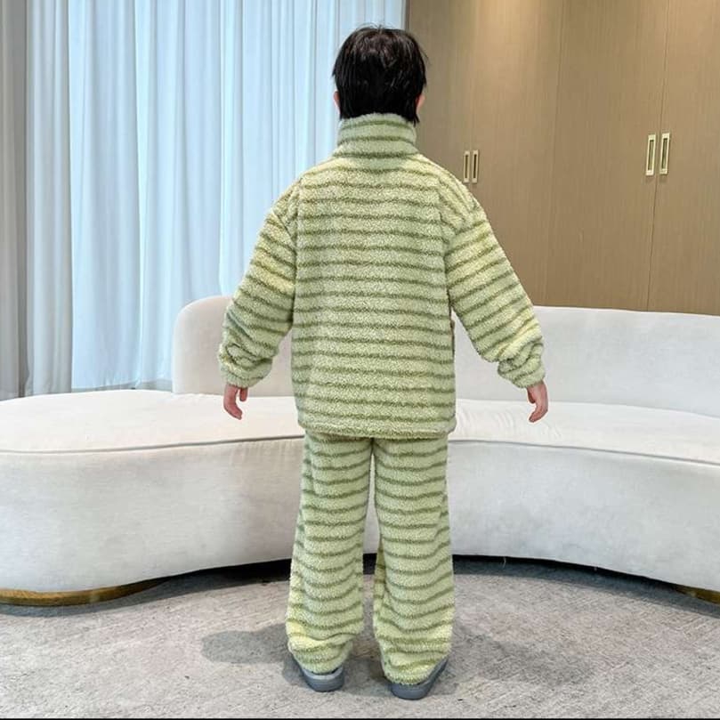 子どもパジャマ もこもこ くまさん パジャマ