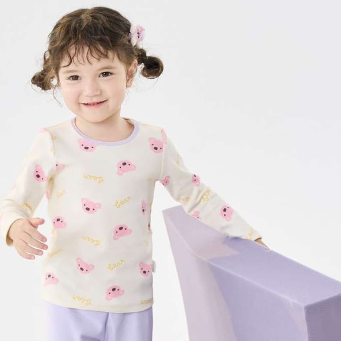子どもパジャマ おやすみ くまさん パジャマ