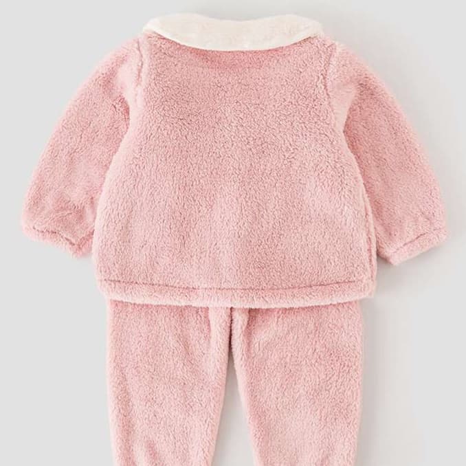 子どもパジャマ ふわもこウサギの子供用おやすみウェア