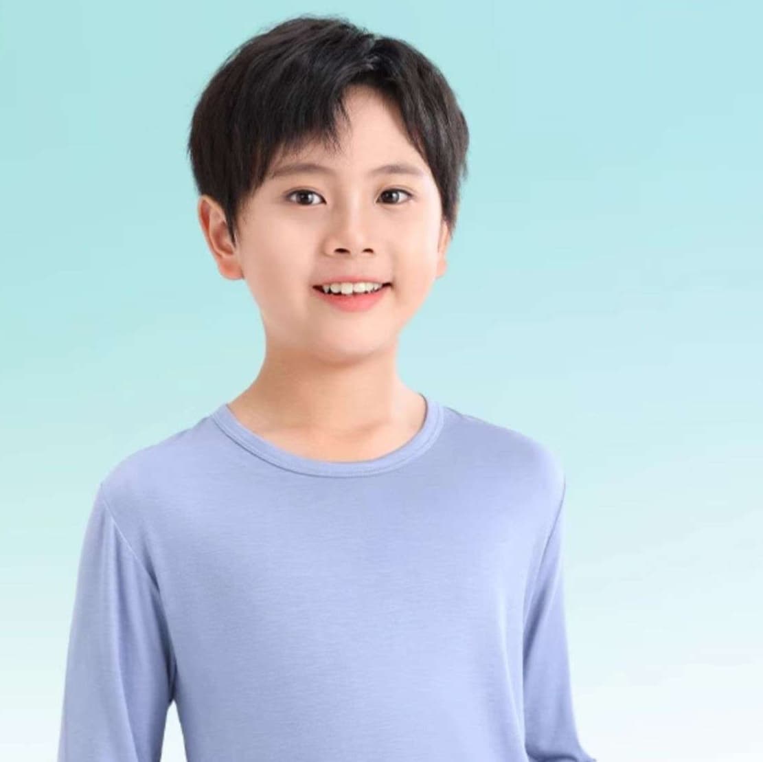 子どもパジャマ やわらか無地おやすみウェア