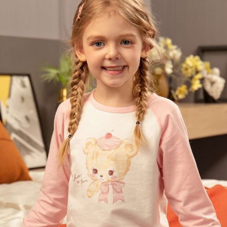 子どもパジャマ 可愛らしい女の子のおやすみウェア