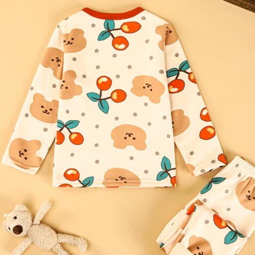 子どもパジャマ かわいい動物とスイーツ おやすみパジャマ
