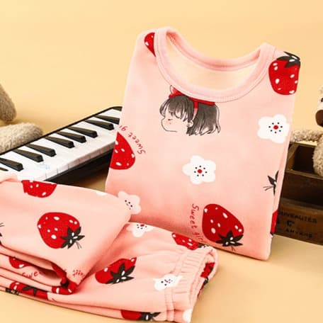 子どもパジャマ かわいい動物とスイーツ おやすみパジャマ