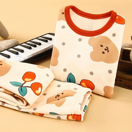 子どもパジャマ かわいい動物とスイーツ おやすみパジャマ