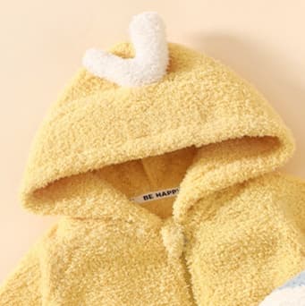 子どもパジャマ ふわふわ雲もこ フードつきパジャマ 上下セット