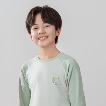 子どもパジャマ 水墨画風オリジナル長袖パジャマ