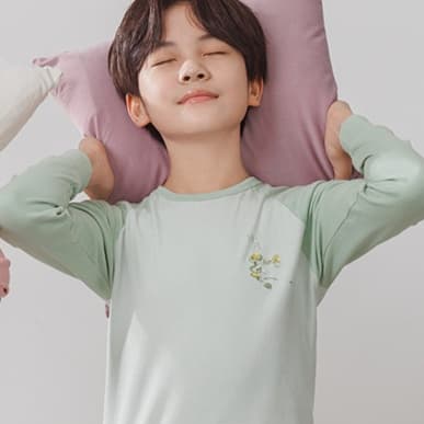 子どもパジャマ 水墨画風オリジナル長袖パジャマ