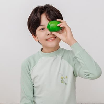子どもパジャマ 水墨画風オリジナル長袖パジャマ