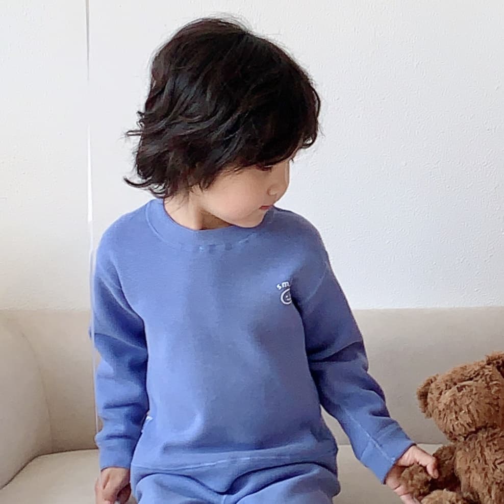 子どもパジャマ もこもこ着心地 上下セット