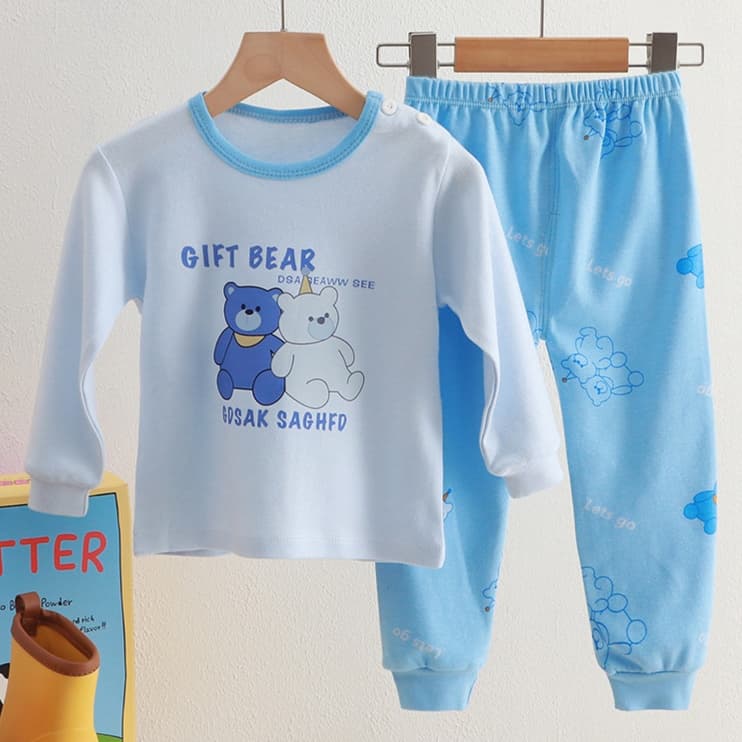 子どもパジャマ 恐竜モチーフ キッズおやすみウェア