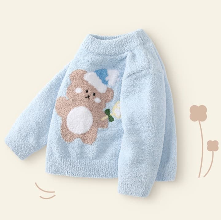 子どもパジャマ ふわもこクマさんおやすみパジャマ