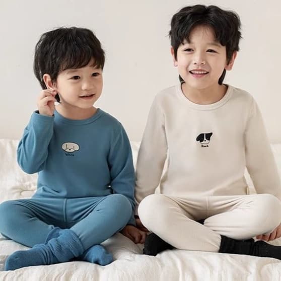 子どもパジャマ わんちゃんモチーフ おやすみルームウェア