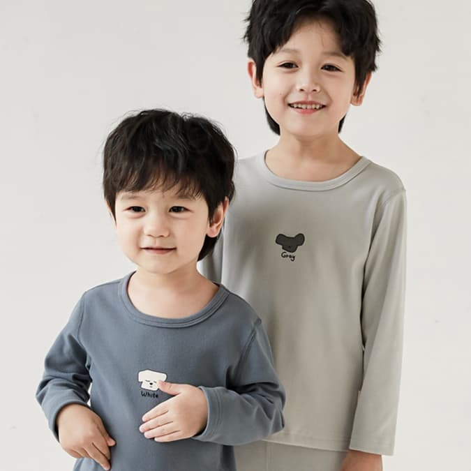 子どもパジャマ わんちゃんモチーフ おやすみルームウェア