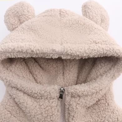 子どもパジャマ もこもこくまさんあったかパジャマ上下セット