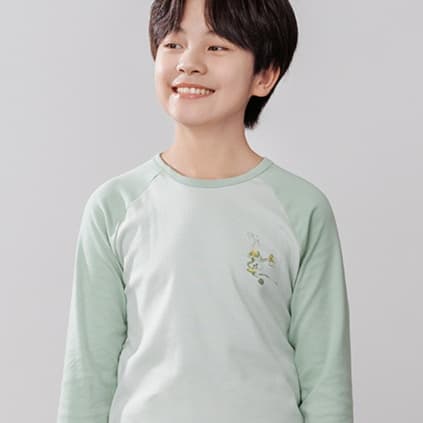 子どもパジャマ やすらぎ天竺コットンパジャマ