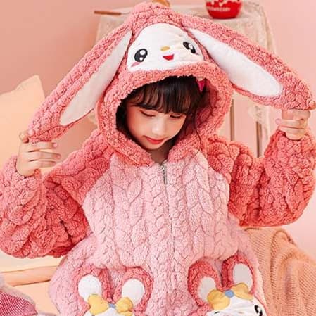 子どもパジャマ もこもこアニマル着ぐるみパジャマ