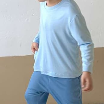 子どもパジャマ  肌触りが優しいシンプルパジャマ