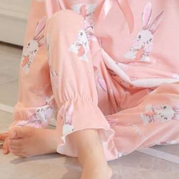 子どもパジャマ うさぎとイチゴのおしゃれパジャマ