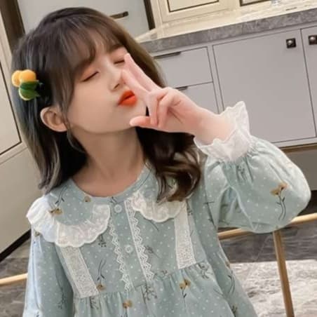 子どもパジャマ フリルパジャマ