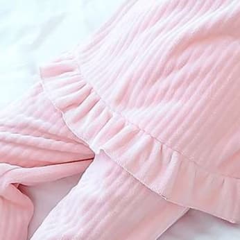 子どもパジャマ ふわもこリボン付きおやすみセット