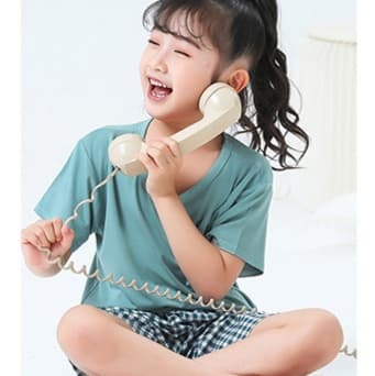 子どもパジャマ ふんわりギンガムルームウェアセット