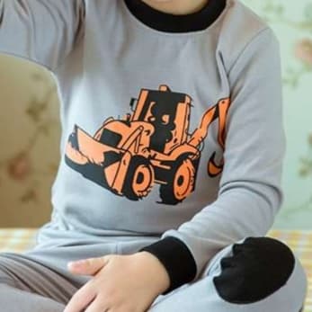 子どもパジャマ おうちくつろぎ はたらくくるまパジャマ