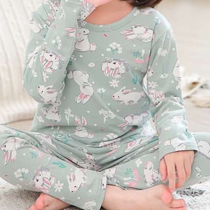 子どもパジャマ うさぎとくまのゆめいろパジャマ