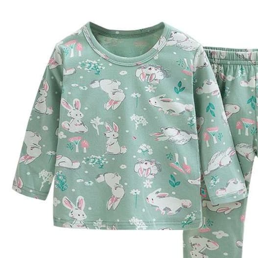 子どもパジャマ うさぎとくまのゆめいろパジャマ