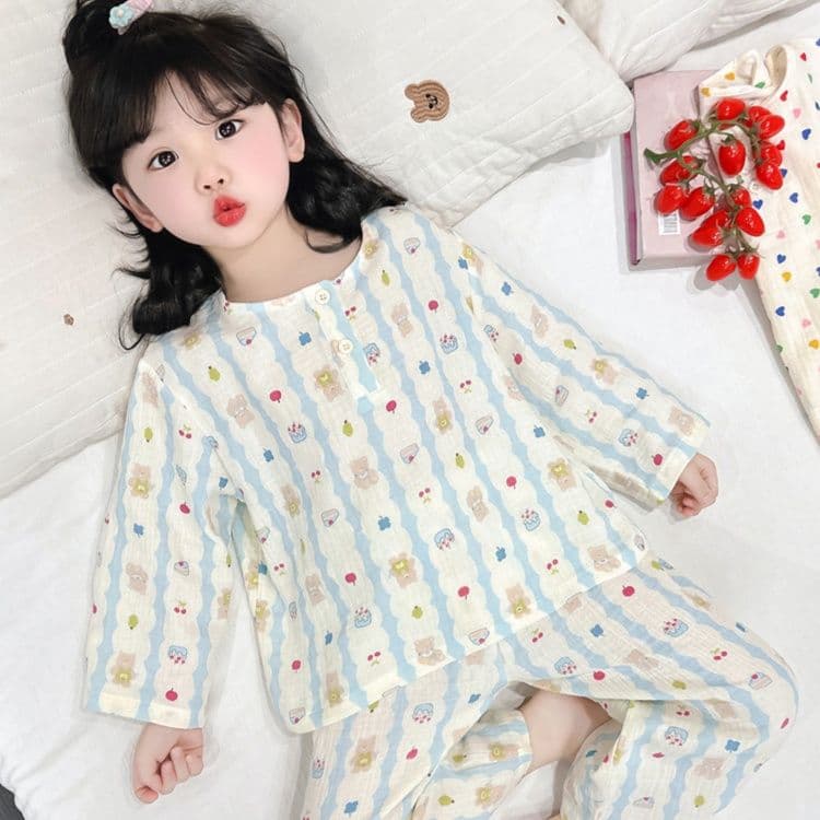 子どもパジャマ 子どもパジャマ ハートいっぱい おやすみパジャマ