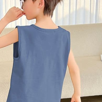 子どもパジャマ 子どもパジャマ くまさんノースリーブパジャマセット